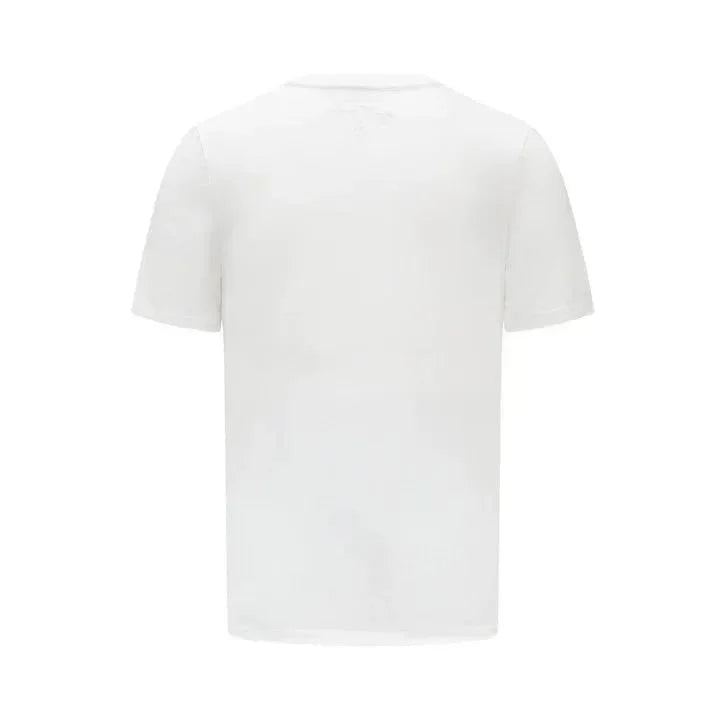 Ayrton Senna Men's "Busque" T-Shirt - Navy/White - F1 Vintage Racewear