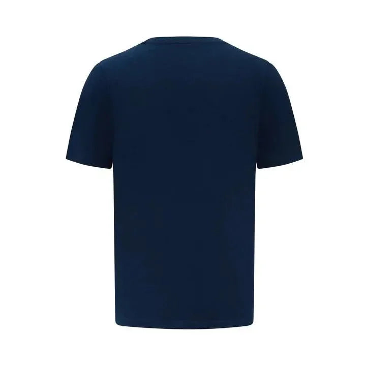Ayrton Senna Men's "Busque" T-Shirt - Navy/White - F1 Vintage Racewear