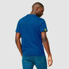 Ayrton Senna Men's Fanwear Flag T-Shirt - Navy - Vintage F1 Racewear