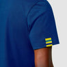 Ayrton Senna Men's Fanwear Flag T-Shirt - Navy - Vintage F1 Racewear