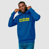 Ayrton Senna Men's Fanwear Logo Hoody- Navy - Vintage F1 Racewear