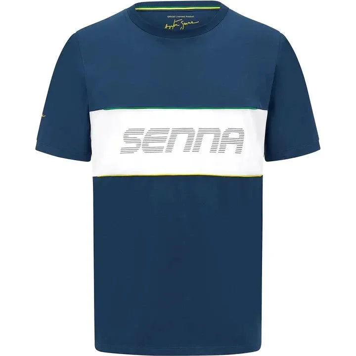 Ayrton Senna Race T-Shirt - F1 Vintage Racewear