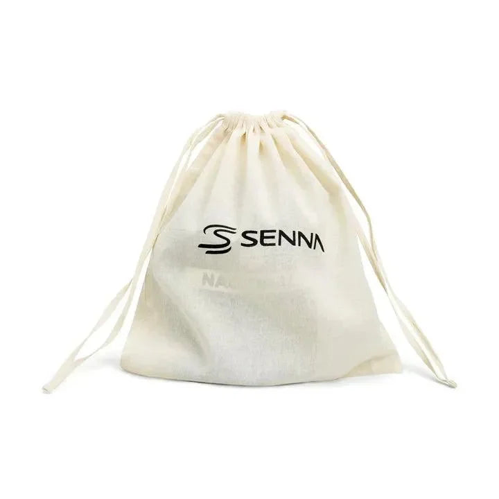 Ayrton Senna Replica Nacional Baseball Hat- Blue With Gift Bag - F1 Vintage Racewear