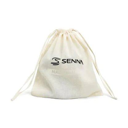 Ayrton Senna Replica Nacional Baseball Hat- Blue With Gift Bag - F1 Vintage Racewear