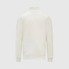 Ayrton Senna Seasonal 1/4 Zip Sweater - White - Vintage F1 Racewear