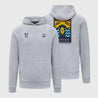 Ayrton Senna Seasonal Graphic Hoodie - Grey - Vintage F1 Racewear