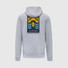 Ayrton Senna Seasonal Graphic Hoodie - Grey - Vintage F1 Racewear