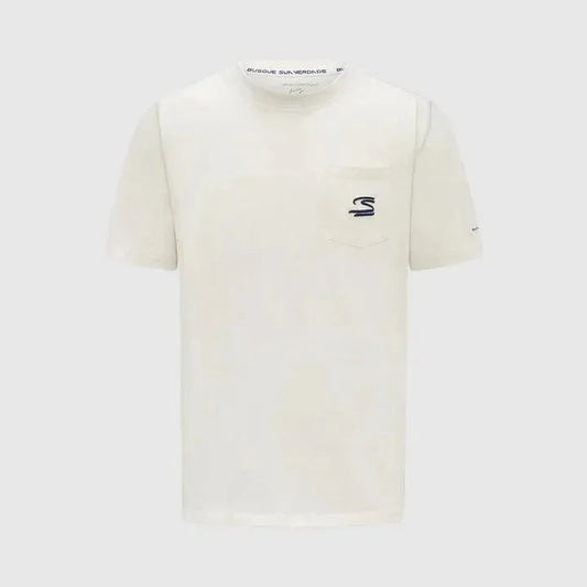 Ayrton Senna Seasonal T-Shirt - White/Blue - F1 Vintage Racewear