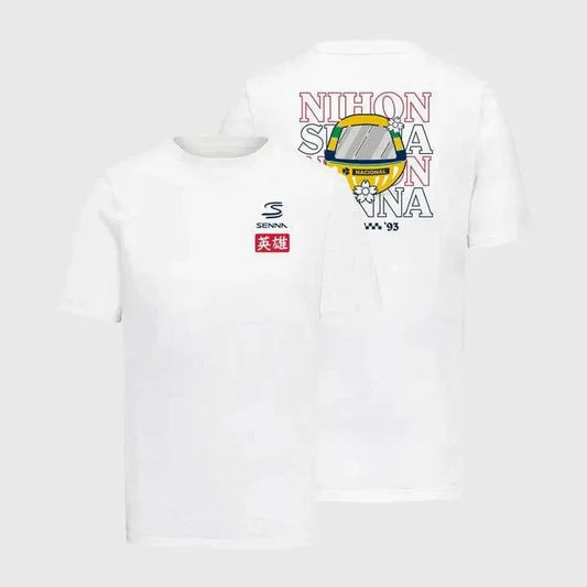 Ayrton Senna Special Edition Japan Graphic T-Shirt - F1 Vintage Racewear