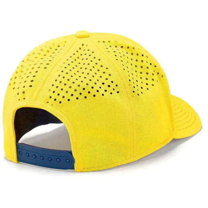 Ayrton Senna Stripe Baseball Hat - Yellow - F1 Vintage Racewear