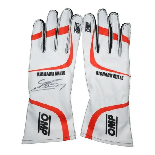 2018 Charles Leclerc Ferrari F1 Race Gloves - F1 Vintage Racewear