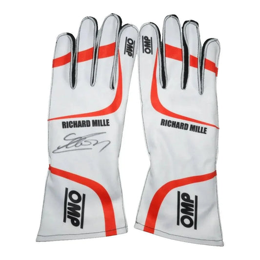 2018 Charles Leclerc F1 Race Gloves - F1 Vintage Racewear