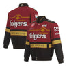 Men's Tim Richmond JH Design Maroon/Black Folgers Twill Uniform Full-Snap Jacket - Vintage F1 Racewear