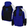 Men's TRACKHOUSE RACING Starter Blue/Black The Body Check Half-Snap Pullover Jacket - Vintage F1 Racewear