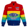 Men's Jeff Gordon JH Design Red/Blue Twill Uniform Full-Snap Jacket - Vintage F1 Racewear