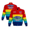 Men's Jeff Gordon JH Design Red/Blue Twill Uniform Full-Snap Jacket - Vintage F1 Racewear