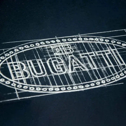 Bugatti Heritage Macaron Sketch T-Shirt - F1 Vintage Racewear