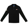 Bugatti Men's Heritage Long Sleeve Polo Shirt - Vintage F1 Racewear