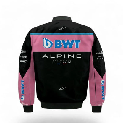 BWT Alpine F1 Team Pierre Gasly 2023 Driver Bomber Jacket - F1 Vintage Racewear