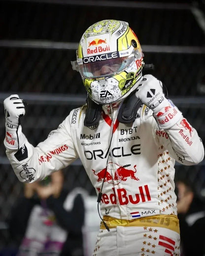 2023 Las Vegas Max Verstappen Red Bull F1 Racing Gloves - F1 Vintage Racewear