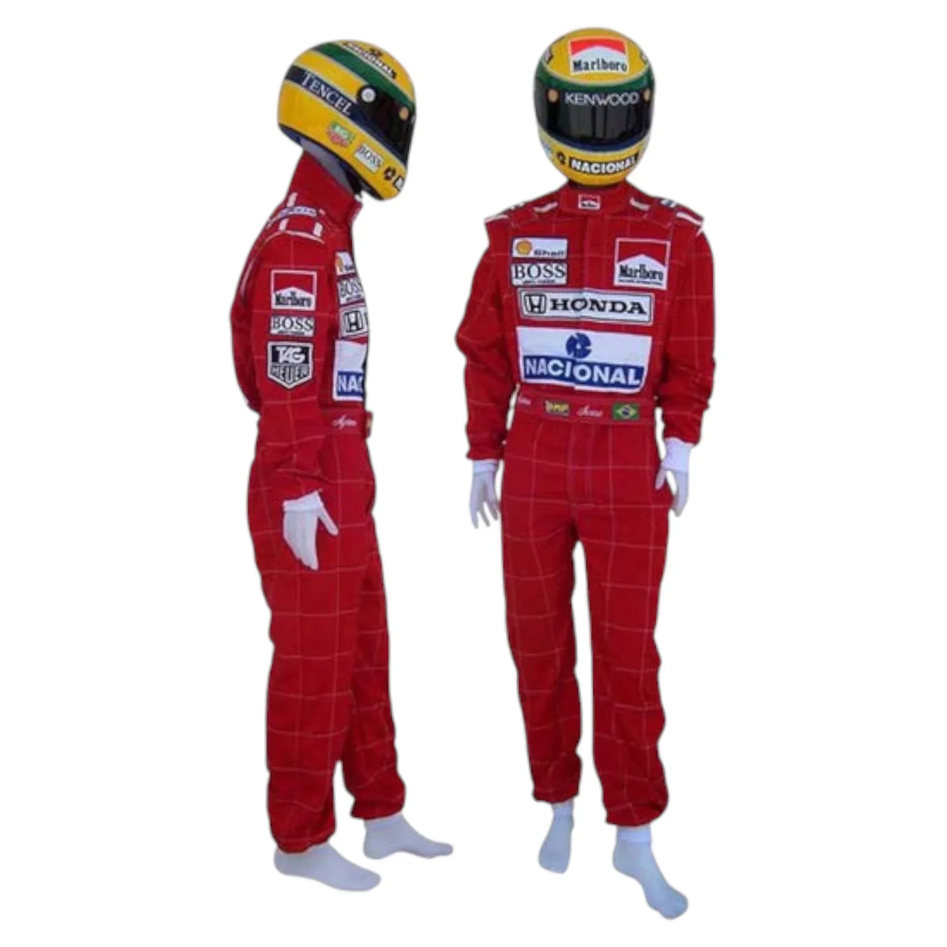 Ayrton Senna 1991 McLaren F1 Embroidery Race Suit Replica - F1 Vintage Racewear