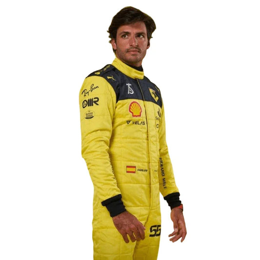 Carlos Sainz Ferrai's 75th Anniversary Suit F1 Special Racing Edition - F1 Vintage Racewear