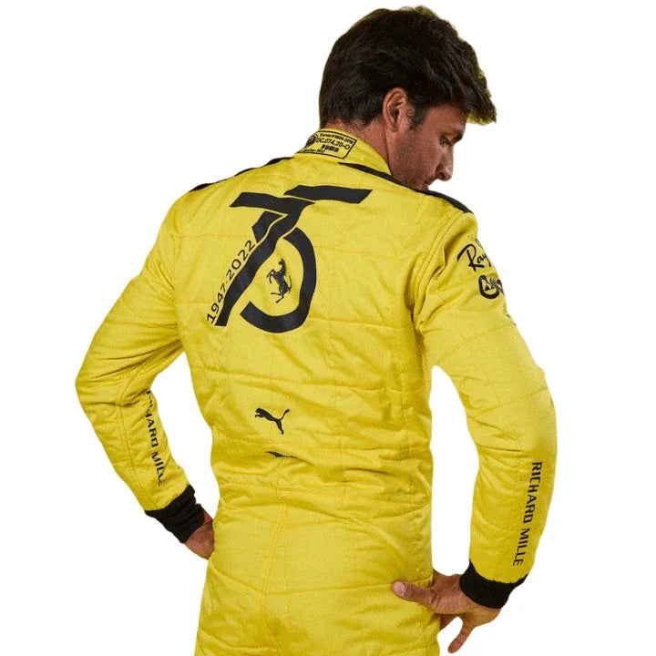 Carlos Sainz Ferrai's 75th Anniversary Suit F1 Special Racing Edition - F1 Vintage Racewear