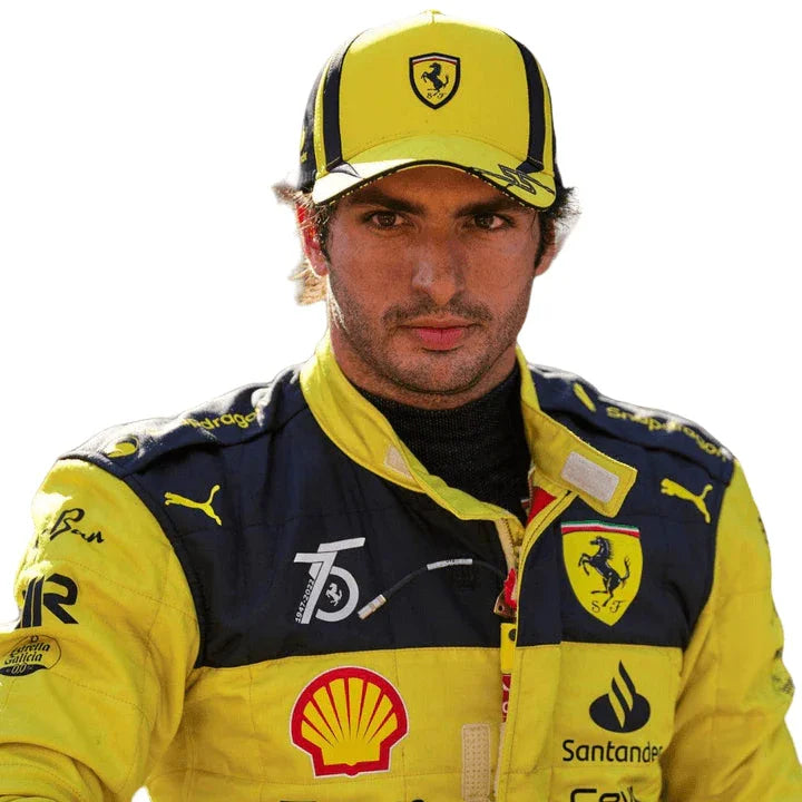 Carlos Sainz Ferrai's 75th Anniversary Suit F1 Special Racing Edition - F1 Vintage Racewear