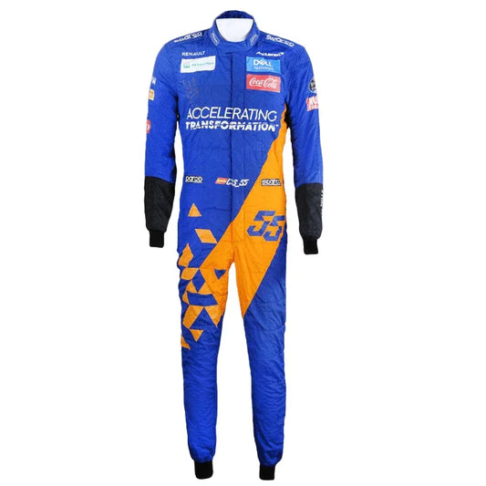 Carlos Sainz Team Mclaren 2019 Race Suit - F1 Vintage Racewear