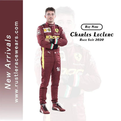 Charles Leclerc 2020 Ferrari 1000 GP Replica racing suit Ferrari F1 - F1 Vintage Racewear