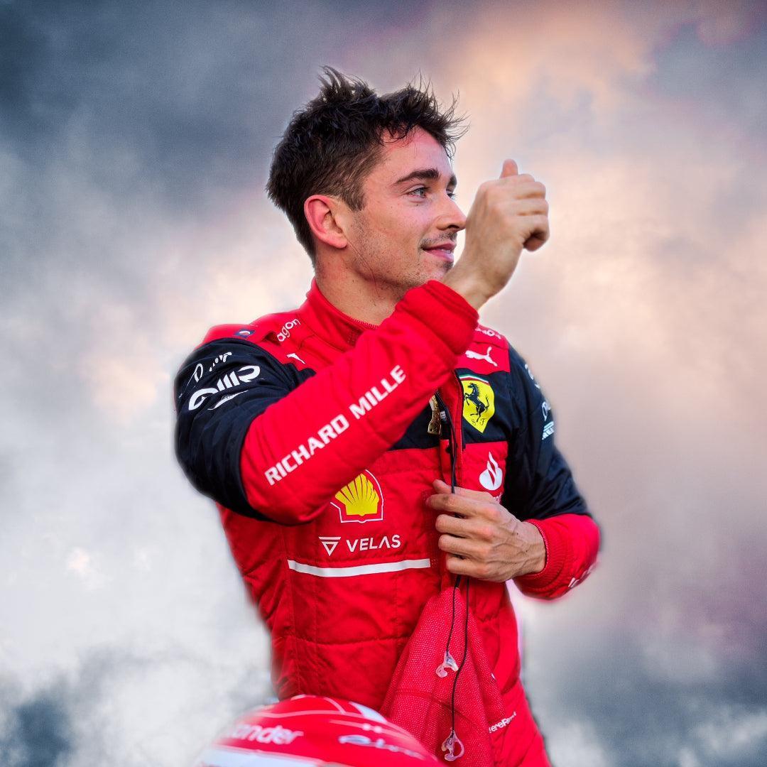 Charles Leclerc 2022 Race Suit Ferrari F1 Replica - F1 Vintage Racewear
