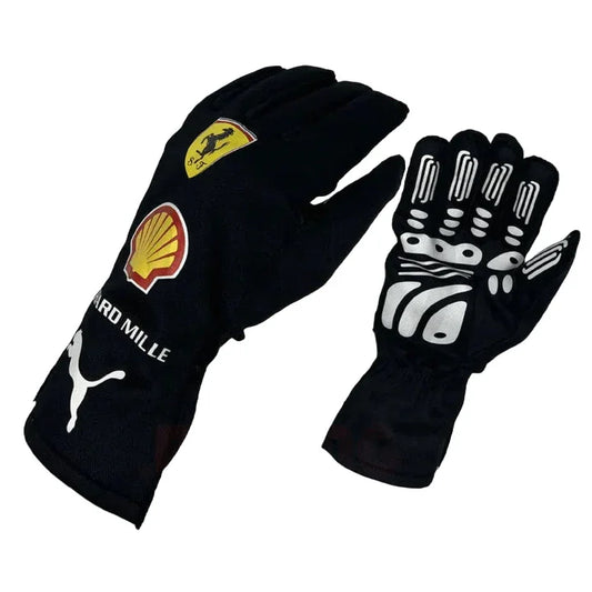 Charles Leclerc 2020 Replica Racing Gloves - F1 Vintage Racewear