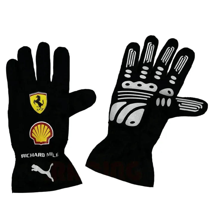 Charles Leclerc 2020 Replica Racing Gloves - F1 Vintage Racewear