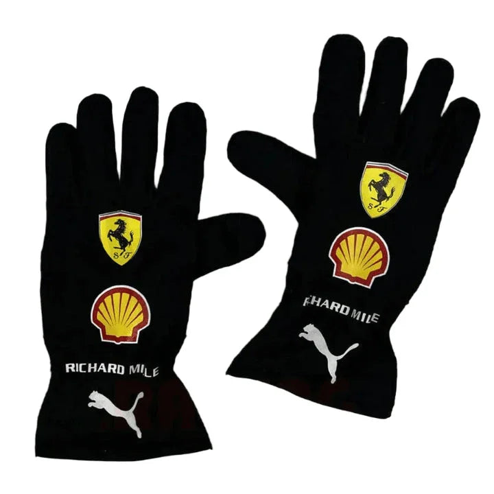 Charles Leclerc 2020 Replica Racing Gloves - F1 Vintage Racewear