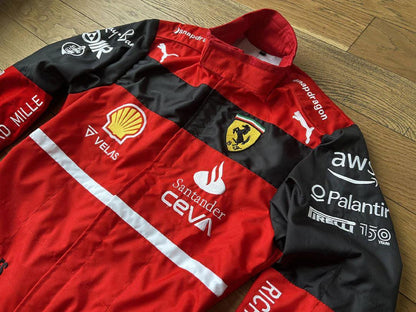 Charles Leclerc 2022 Replica Racing Suit - F1 Vintage Racewear