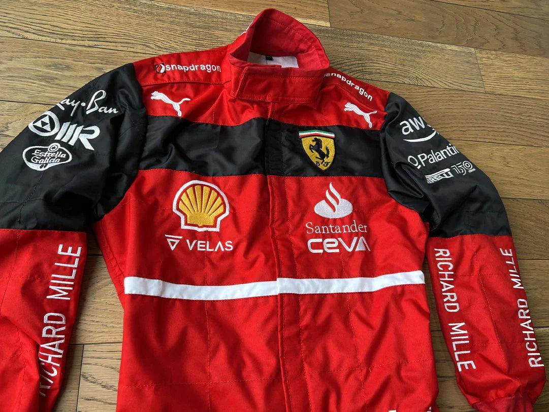 Charles Leclerc 2022 Replica Racing Suit - F1 Vintage Racewear