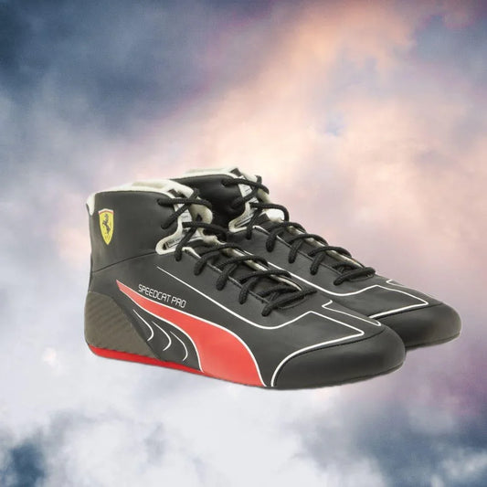 Charles Leclerc Scuderia Ferrari Speedcat Pro Replica Shoes™ - F1 Vintage Racewear