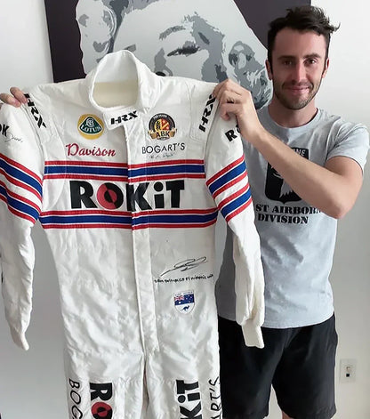 2019 James Davison Winning British GP Classic Team Lotus Masters F1 Suit - F1 Vintage Racewear