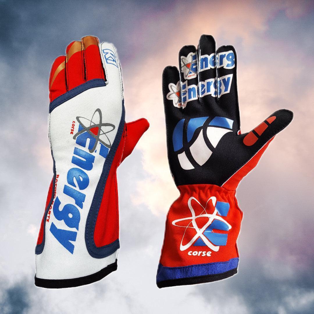 Energy Corse Kart Racing Gloves - F1 Vintage Racewear