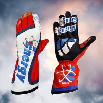 Energy Corse Kart Racing Gloves - F1 Vintage Racewear