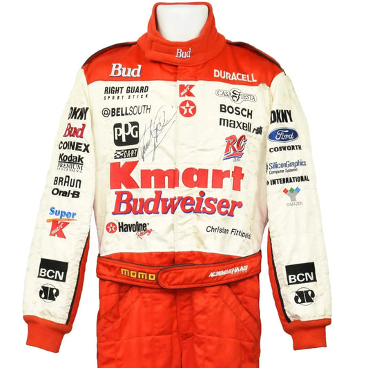1997 Christian Fittipaldi Signed Newman-Haas Momo IndyCar Suit - F1 Vintage Racewear