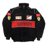 F1 Vintage Scuderia Ferrari Jacket Black - Vintage F1 Racewear