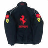 F1 Vintage Scuderia Ferrari Jacket Black - Vintage F1 Racewear