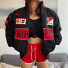 F1 Vintage Scuderia Ferrari Jacket Black - Vintage F1 Racewear