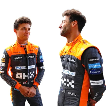 Daniel Ricciardo 2022 McLaren Race Suit - São Paulo GP - F1 Vintage Racewear