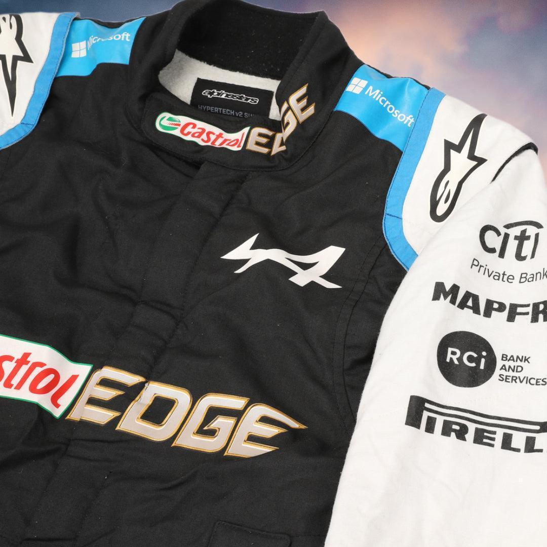 FERNANDO ALONSO 2021 ALPINE F1 RACE SUIT - F1 Vintage Racewear