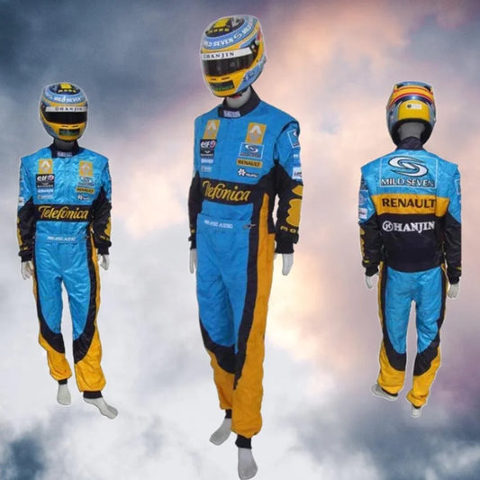 Fernando Alonso Mild Seven 2006 Replica Race Suit Renault F1 - F1 Vintage Racewear