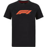 Formula 1 Tech Collection F1 Kids Logo T-Shirt Black/White/Red - Vintage F1 Racewear
