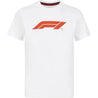 Formula 1 Tech Collection F1 Kids Logo T-Shirt Black/White/Red - Vintage F1 Racewear
