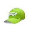 Formula 1 Tech Collection F1 Large Logo Baseball Hat- Black/White/Red/Pink/Lime/Blue - Vintage F1 Racewear
